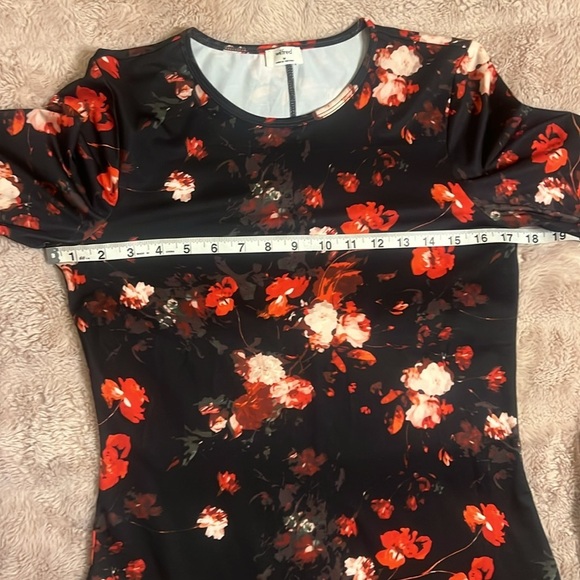 Wilfred floral long sleeve stretch bodycon dress - Picture 6 of 10